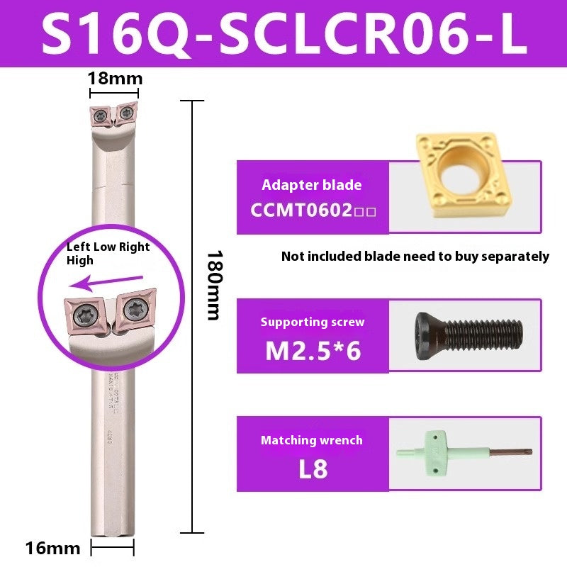 1141-CNC Double-head Bullhead Turning Toolholder Cylindrical Bore Endface 95 Degree Boring 2MW/MT Peach Model Triangle Rhombus Shandong Denso Pricision Tools Co.,Ltd.